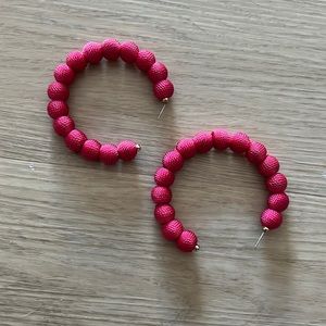 Club Monaco Beaded Hoop Earrings